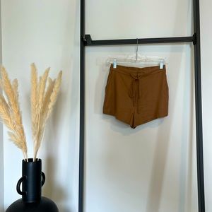 Lacademie brown draw string short